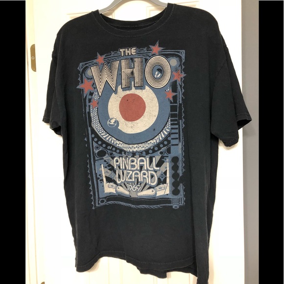 The Who vintage band concert pinball wizard XL